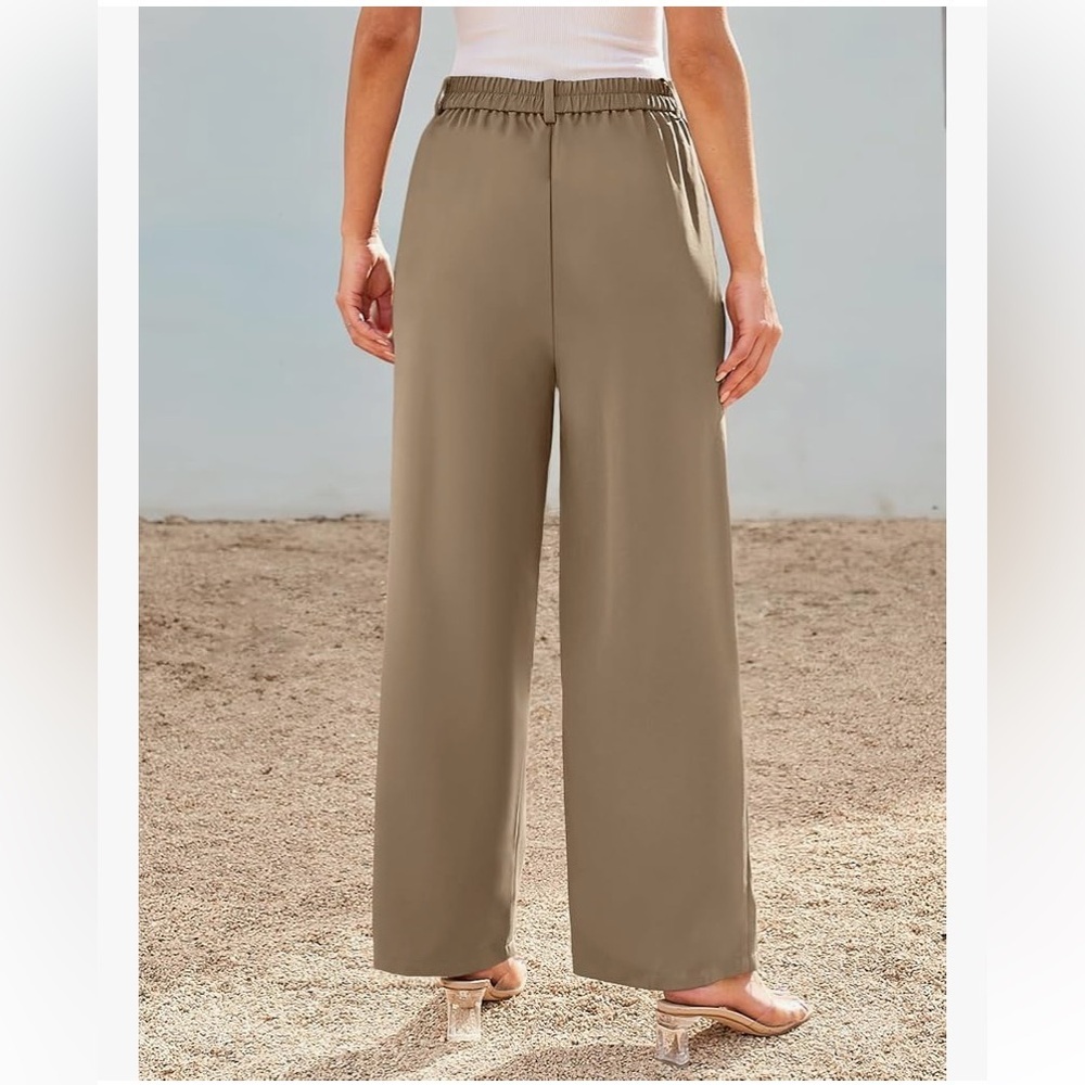 LILLUSORY Wide Leg Dress Pants Women's High Waisted Dressy Trousers MWT - Picture 4 of 11